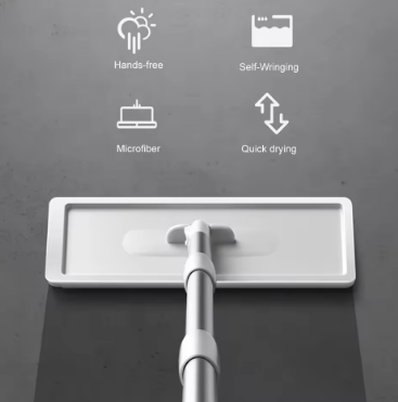 Smartmop | Mocio Piatto in Microfibra con Autostrizzatore